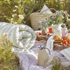 IB LAURSEN Stoffserviette Butter Cream/weiße Margeriten Online
