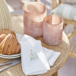 IB LAURSEN Stoffserviette Butter Cream/gelbe Butterblumen Best