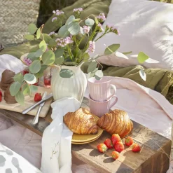 IB LAURSEN Stoffserviette Butter Cream/weiße Margeriten Online