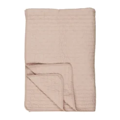 IB LAURSEN Tagesdecke Quilt Rosa mit Kreuzstichen Fashion