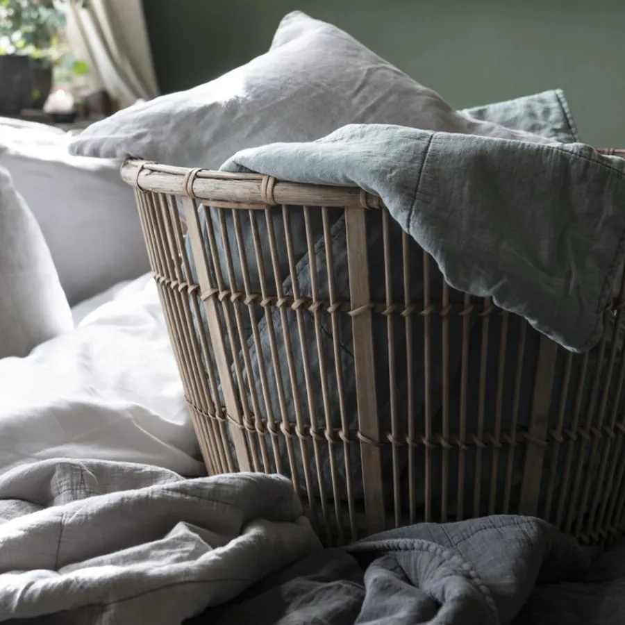 IB LAURSEN Tagesdecke Quilt Vintage Ash Grey 240 x 240 cm Fashion