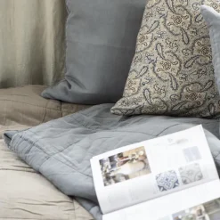IB LAURSEN Tagesdecke Quilt Vintage Fog 240 x 240 cm Sale
