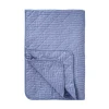 IB LAURSEN Tagesdecke Quilt weiß/dunkelblau gestreift Sale