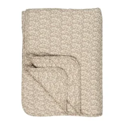 IB LAURSEN Tagesdecke Quilt malva mit weißen und gelben Blumen Hot