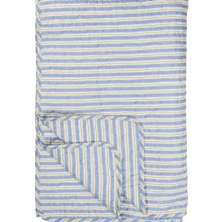 IB LAURSEN Tagesdecke Quilt mit weißen und braunen Streifen Best