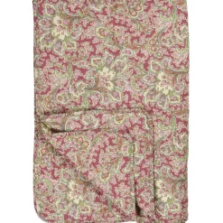 IB LAURSEN Tagesdecke Quilt Paisleymuster himbeerfarben Online