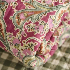 IB LAURSEN Tagesdecke Quilt Paisleymuster himbeerfarben Online