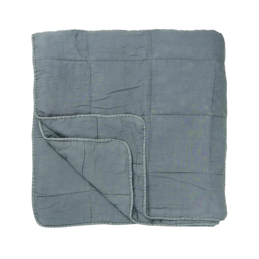 IB LAURSEN Tagesdecke Vintage doppelt Staubblau Sale