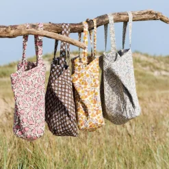 IB LAURSEN Tasche wattiert naturfarben mit Weinreben Sale
