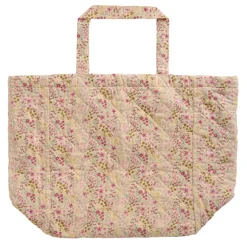 IB LAURSEN Tasche wattiert mit rosa, blauen und grünen Blumen Best