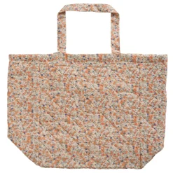 IB LAURSEN Tasche wattiert mit orangen und blauen Blumen Outlet