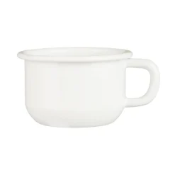 IB LAURSEN Tasse Emaille weiß Discount