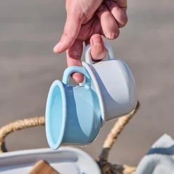 IB LAURSEN Tasse Emaille hellblau Clearance