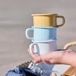 IB LAURSEN Tasse Emaille weiß Discount