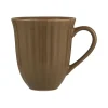 IB LAURSEN Tasse mit Rillen Mynte Hazelnut Hot