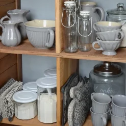 IB LAURSEN Tasse mit Rillen Mynte French Grey Discount