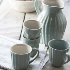IB LAURSEN Tasse mit Rillen Mynte Green Tea Online