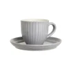 IB LAURSEN Tasse mit Untertasse Mynte French Grey Outlet