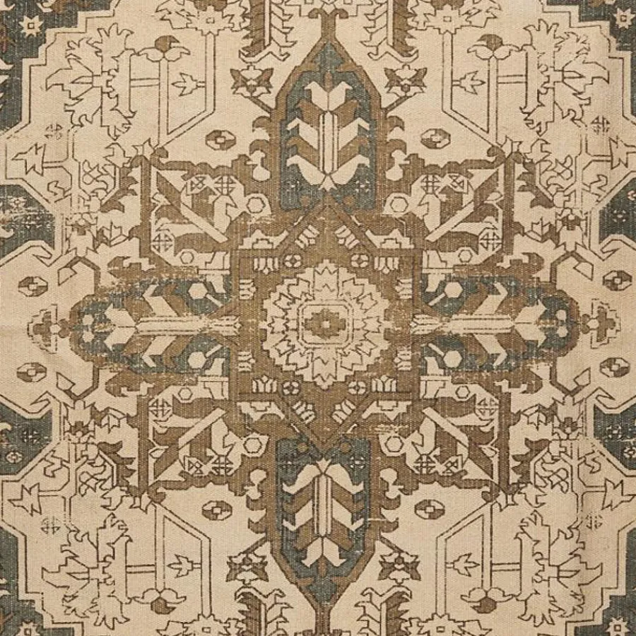 IB LAURSEN Teppich Braun- & Petroltöne 120 x 180 cm Sale