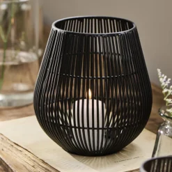IB LAURSEN Windlicht Helsinki Dark 16,5cm Sale