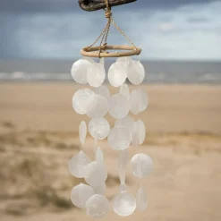 IB LAURSEN Windspiel mit Strandmuscheln 5 Reihen New