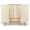 Kas Kopenhagen Babybett Kai Cream Oak inkl. Matratze Clearance