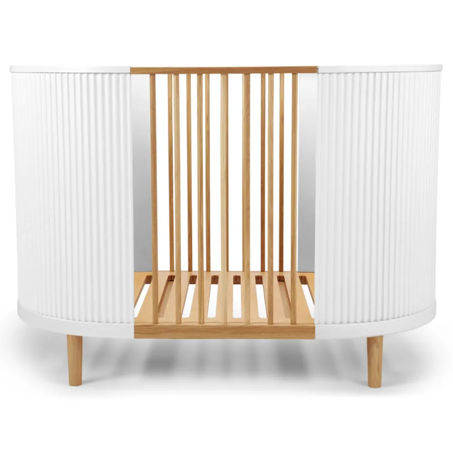 Kas Kopenhagen Babybett Kai White Oak inkl. Matratze Sale