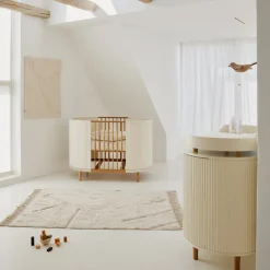 Kas Kopenhagen Babybett Kai Cream Oak inkl. Matratze Clearance
