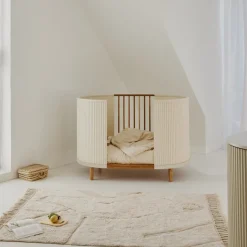 Kas Kopenhagen Babybett Kai Cream Oak inkl. Matratze Clearance