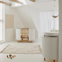 Kas Kopenhagen Babybett Kai White Oak inkl. Matratze Sale