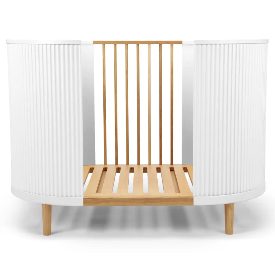 Kas Kopenhagen Babybett Kai White Oak inkl. Matratze Sale