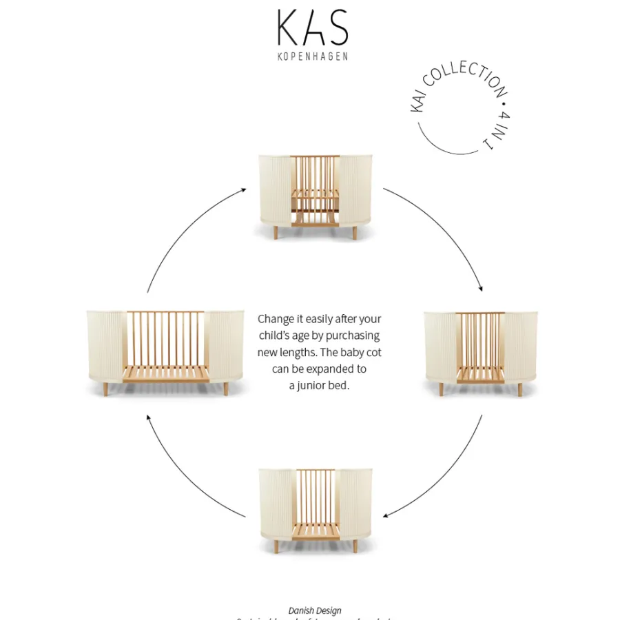 Kas Kopenhagen Babybett Kai Oak Outlet