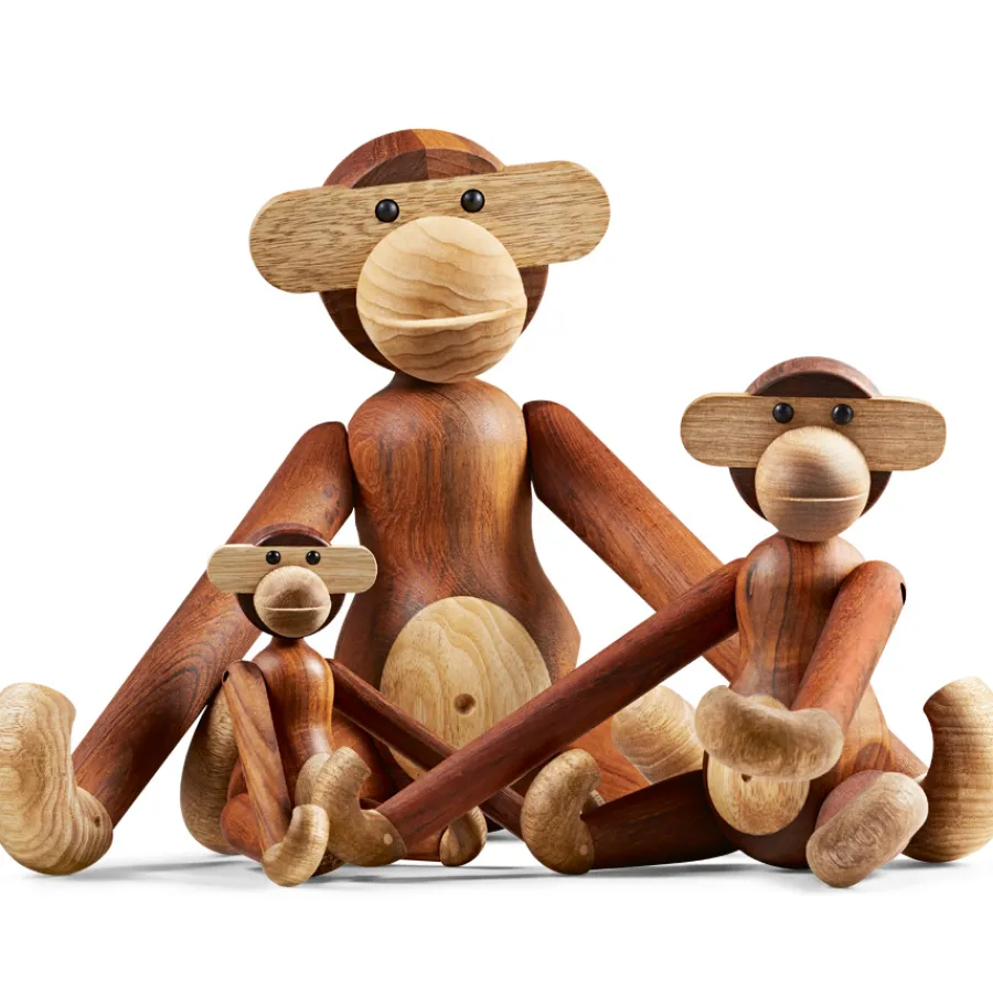 Kay Bojesen Affe Mittel Teak/Limba • Fashion