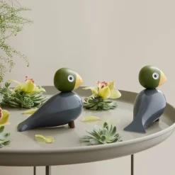 Kay Bojesen Singvogel Nightingale Aqua Hot