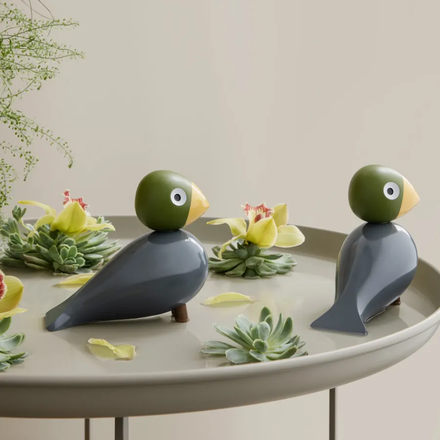 Kay Bojesen Singvogel Nightingale Aqua Hot