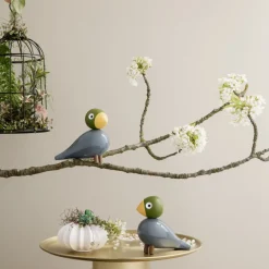Kay Bojesen Singvogel Nightingale Aqua Hot