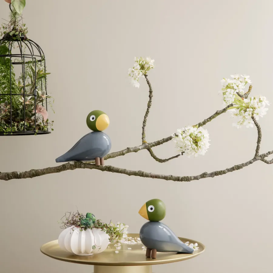 Kay Bojesen Singvogel Nightingale Aqua Hot