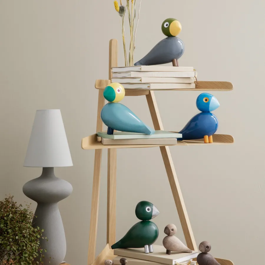 Kay Bojesen Singvogel Nightingale Aqua Hot