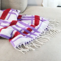 &klevering Kuscheldecke Plano red 130x200 Discount