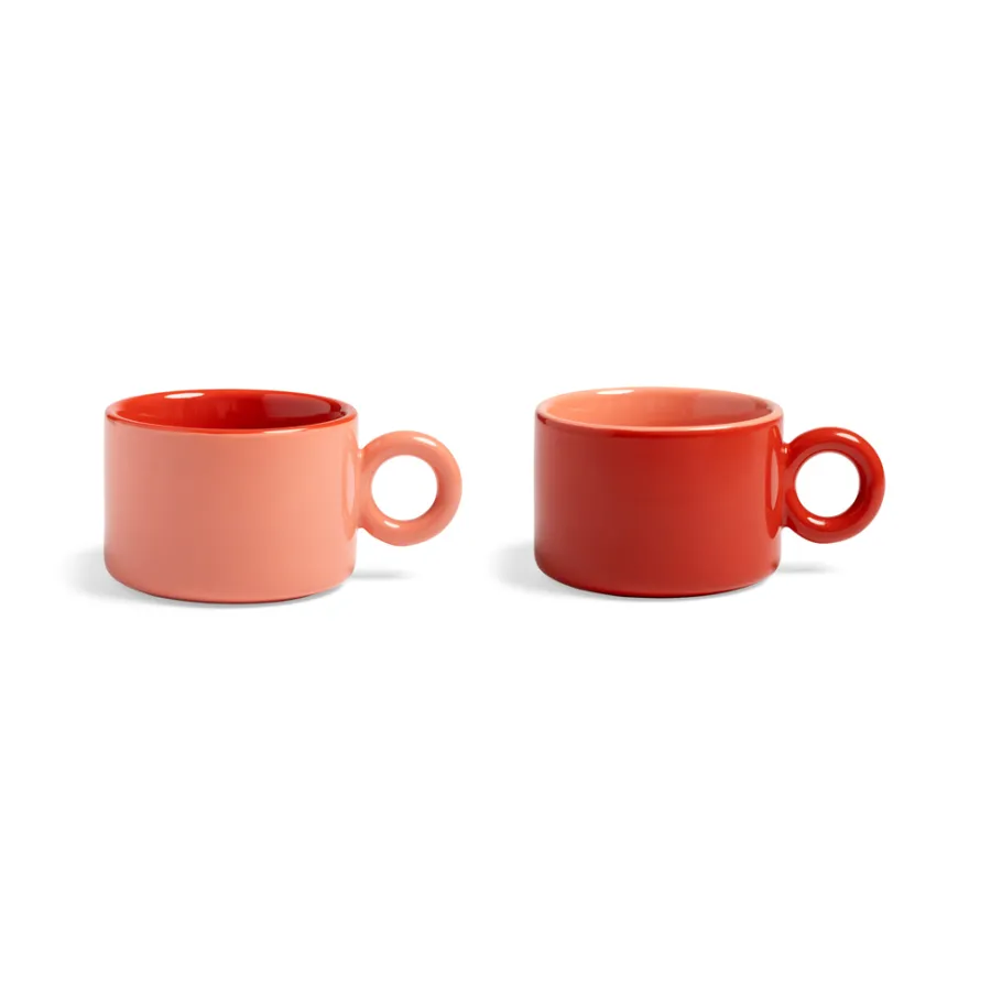 &klevering Tasse chiquito red 2er-Set Outlet