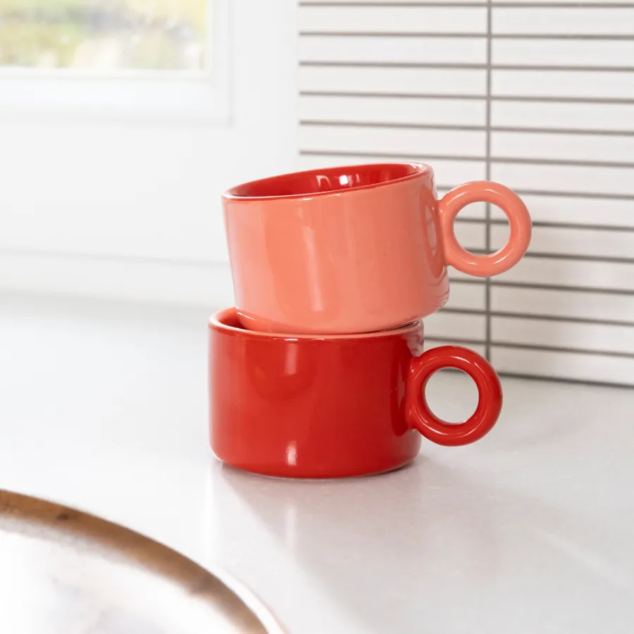 &klevering Tasse chiquito red 2er-Set Outlet