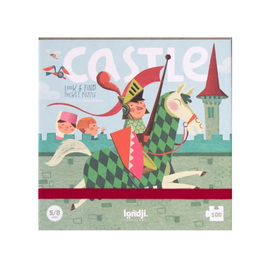 Londji Pocket Puzzle Castle 100-teilig New