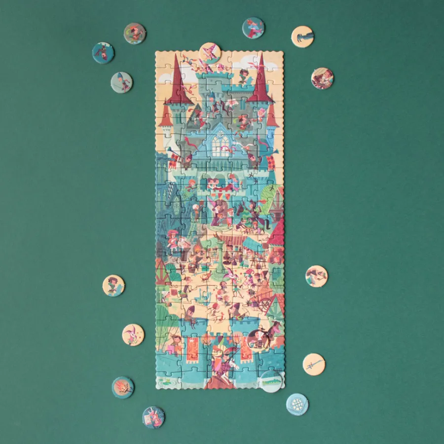 Londji Pocket Puzzle Castle 100-teilig New
