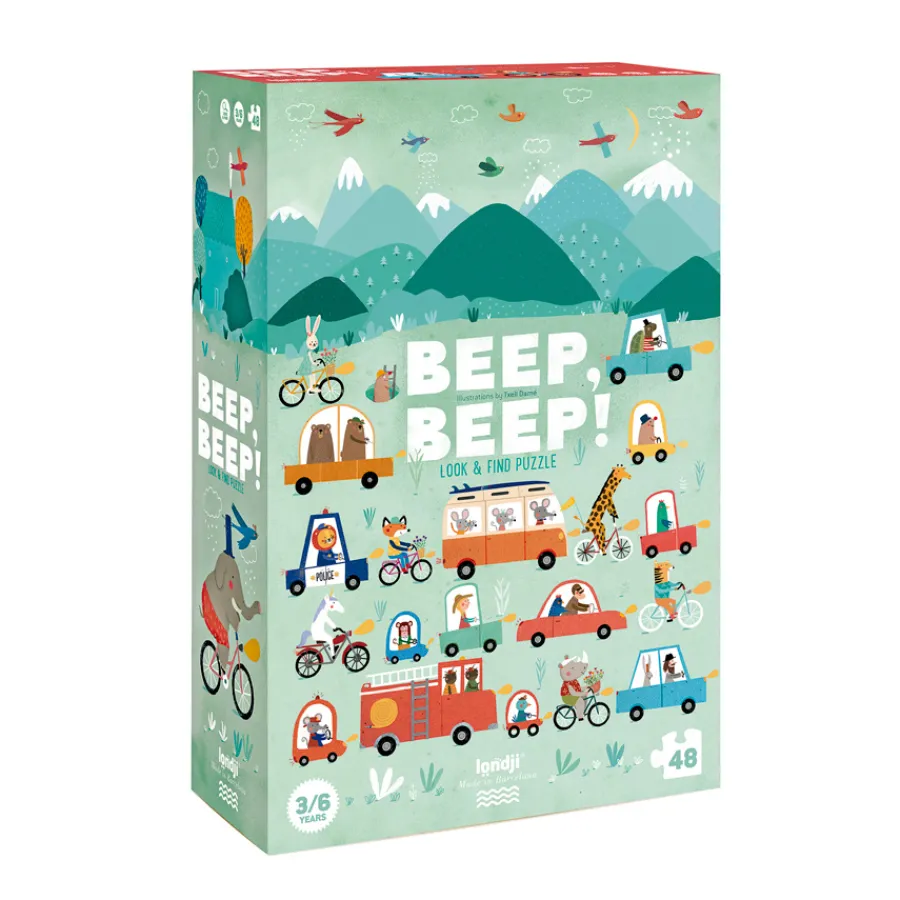 Londji Puzzle Beep, Beep! 48-teilig Clearance