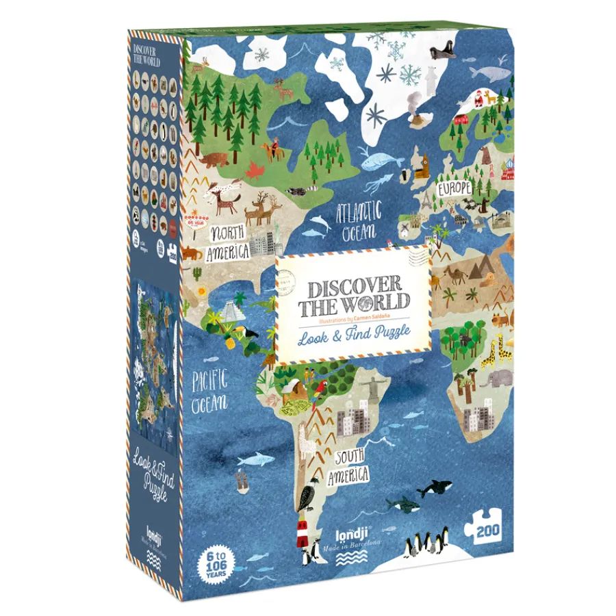 Londji Puzzle Discover the World 200-teilig Clearance