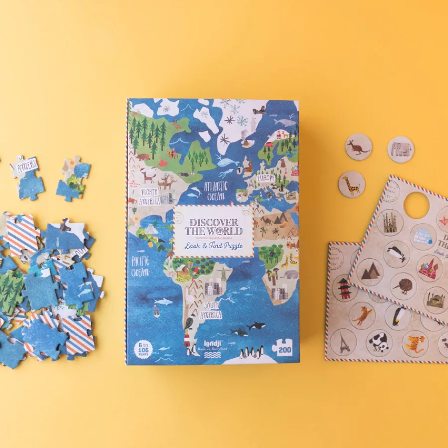 Londji Puzzle Discover the World 200-teilig Clearance