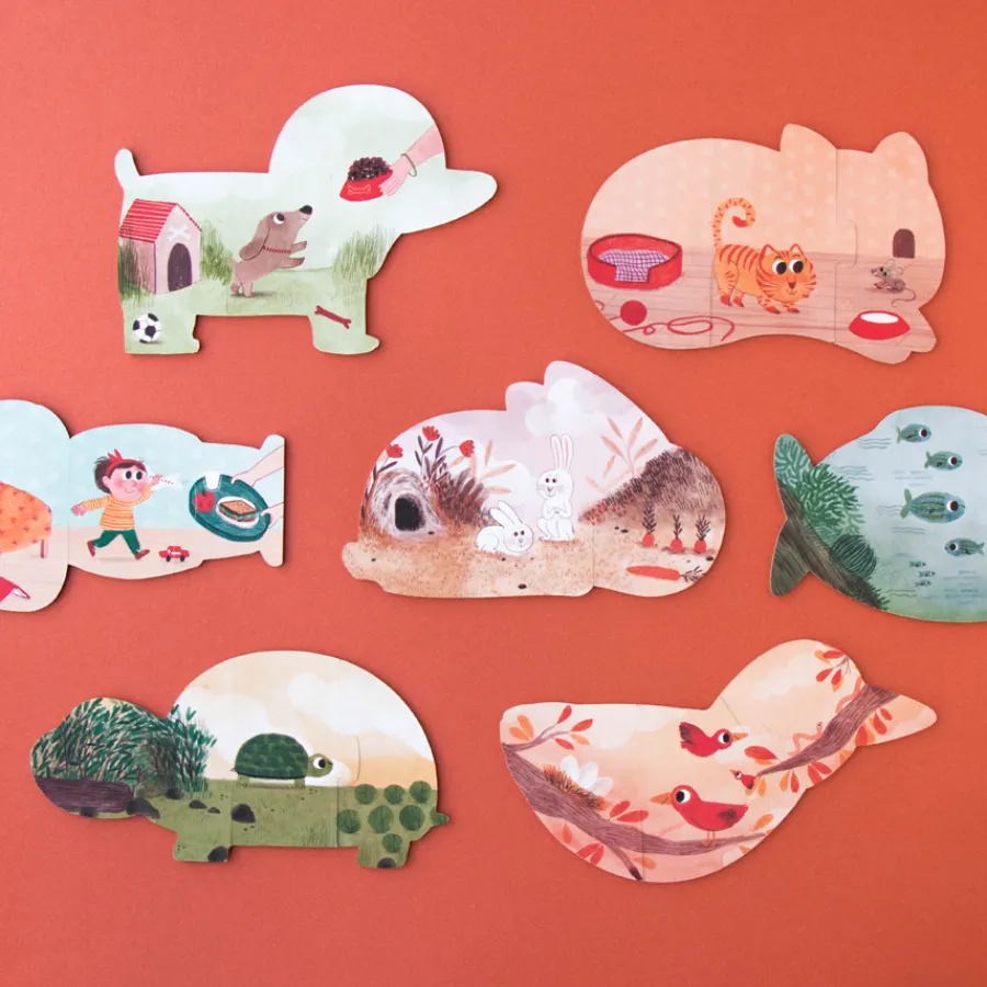 Londji Puzzle I Love My Pets 21-teilig New