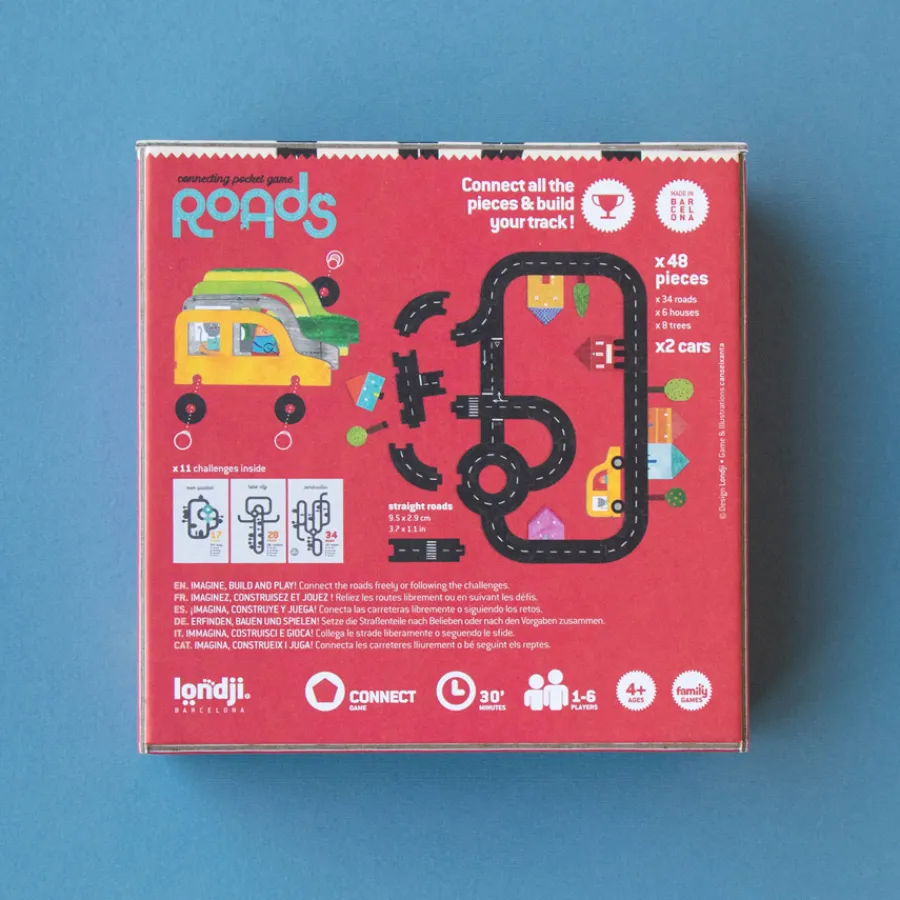Londji Spiel Pocket Game Roads Discount