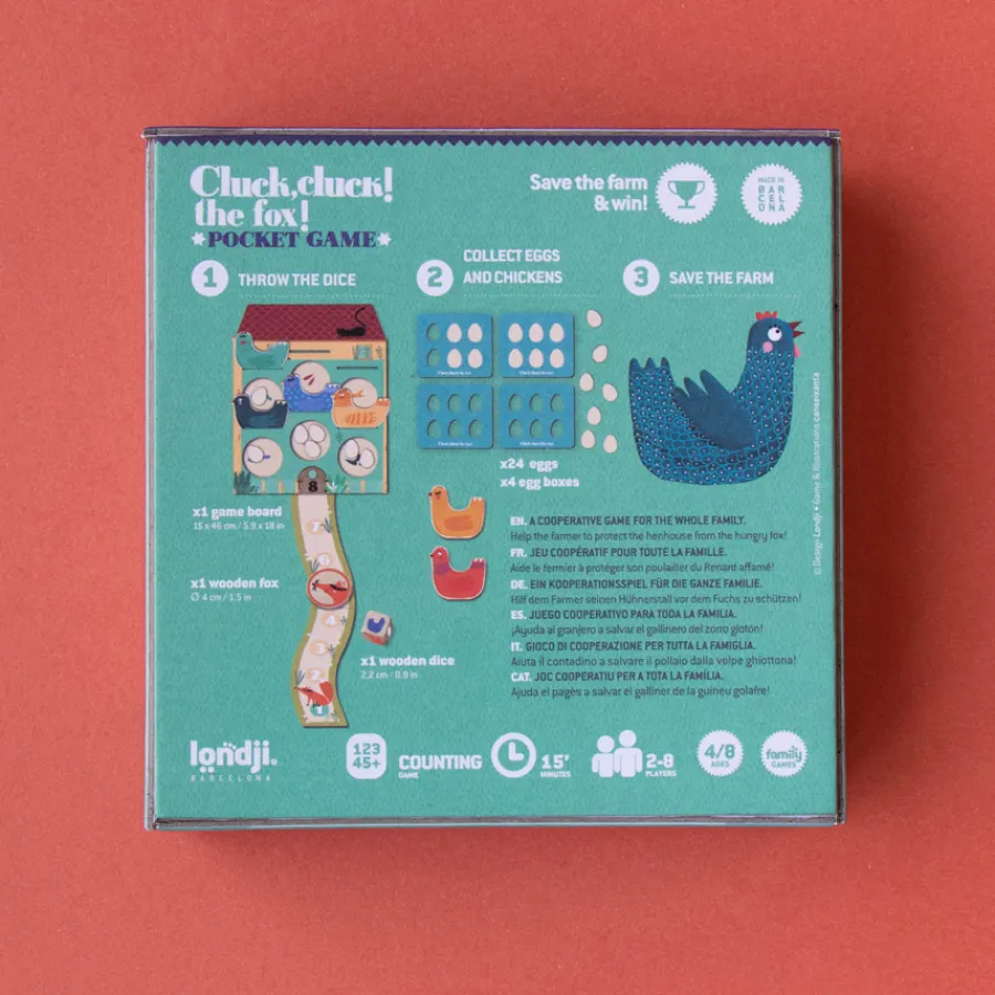 Londji Spiel Pocket Game Cluck Cluck Best
