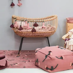 Lorena Canals Pouf English Garden Ash Rose Discount